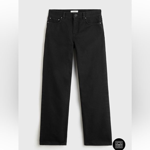 Toteme Black Straight Leg Jean size 28 quiet luxury denim - Picture 6 of 14
